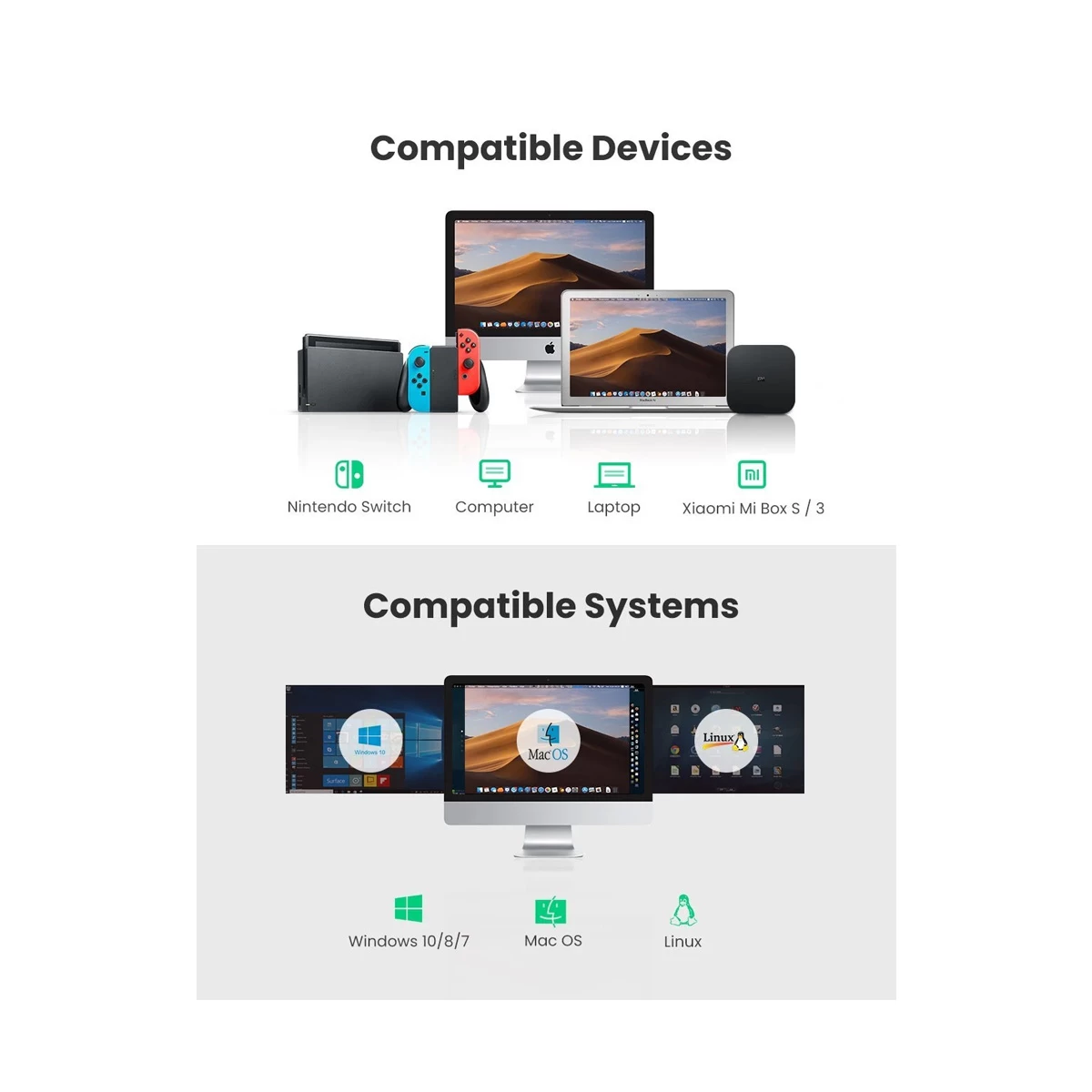 Ugreen 20255 USB Male to LAN Female USB Converter Price in Bangladesh