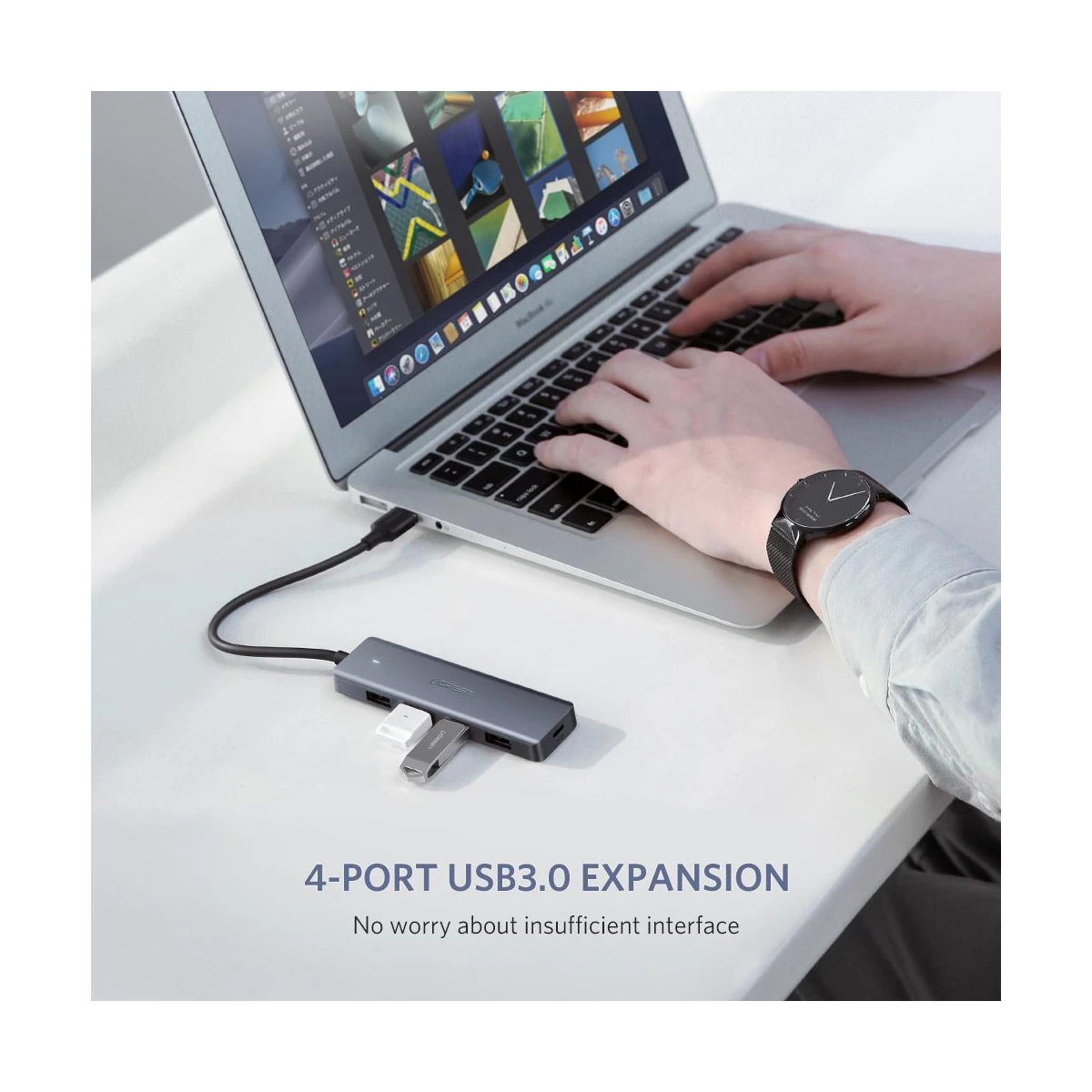 Ugreen 50985 USB Male to Quad Female USB HUB Price in Bangladesh