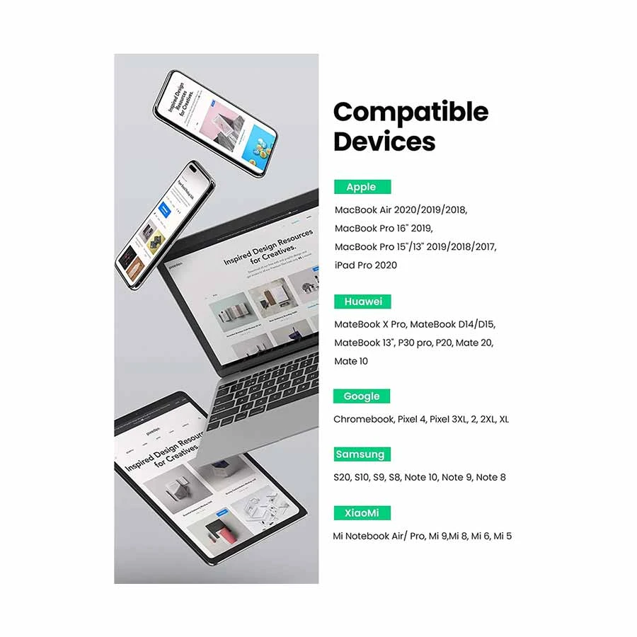 Ugreen US316 USB Type-C Male to USB Cable Best Price