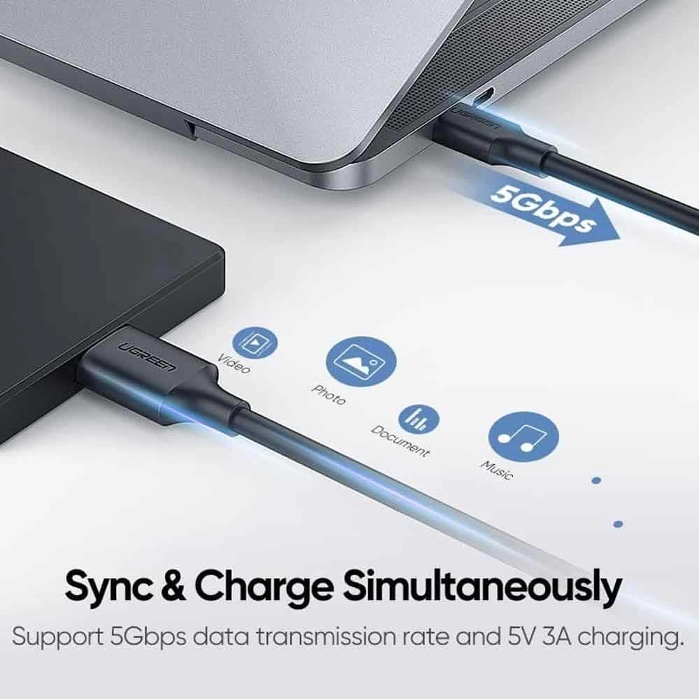 Ugreen 20103 USB Type-C Male to Micro-B USB Cable Price in Bangladesh