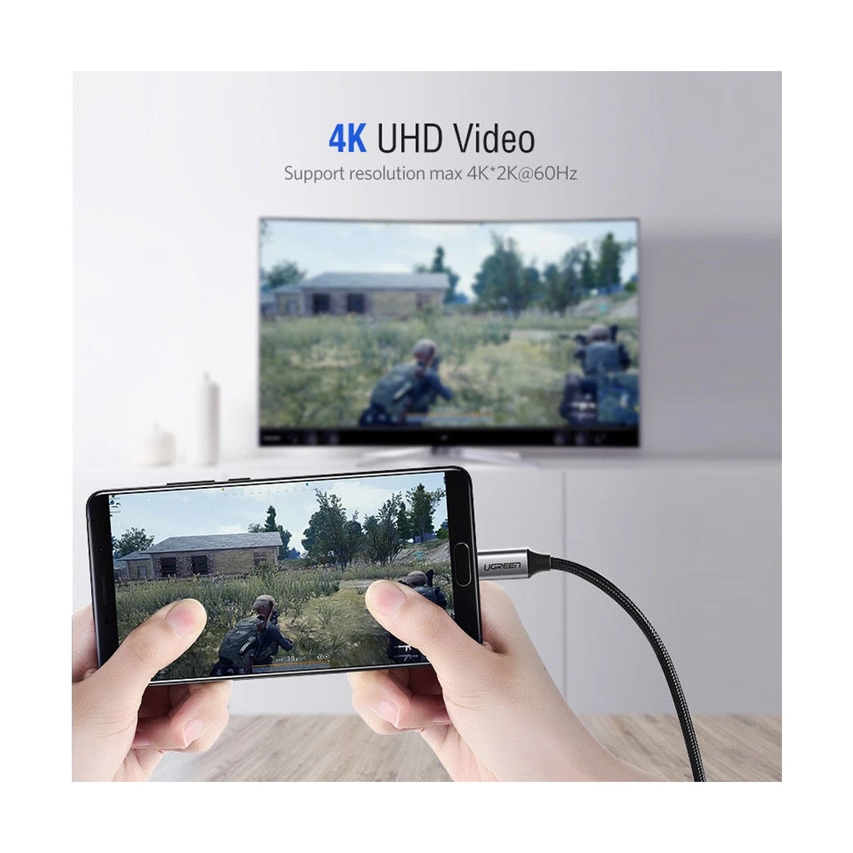 Ugreen 50570 USB Type C to HDMI USB Cable in BD