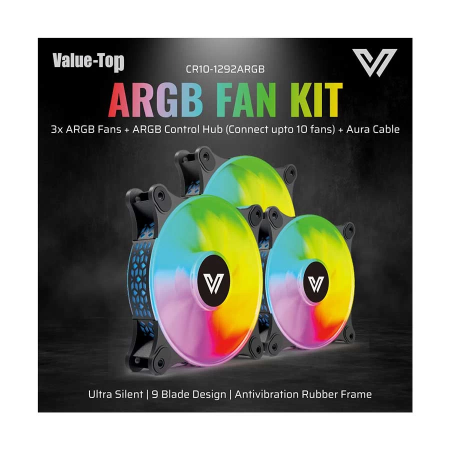 Value Top CR10-1292ARGB Casing Fan Price in Bangladesh