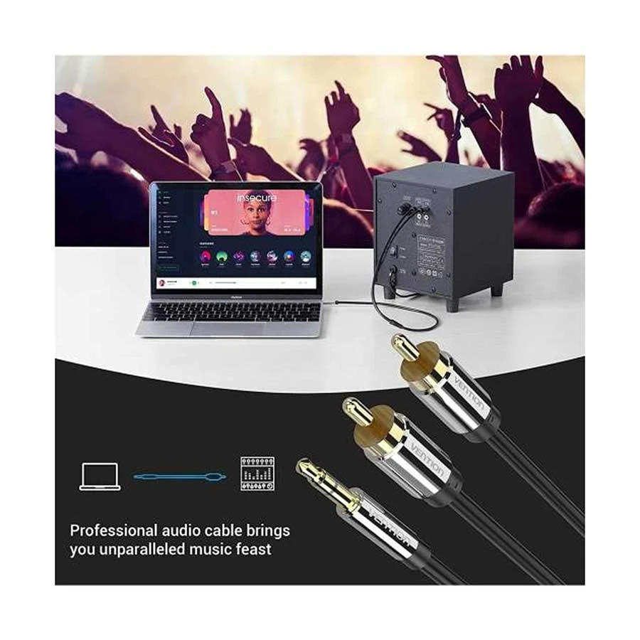 Vention BCFBL 3.5mm Male to 2 RCA Audio Cable specifications