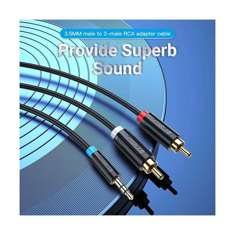 Vention BCLBJ 3.5mm Male to 2 RCA Male Audio Cable
