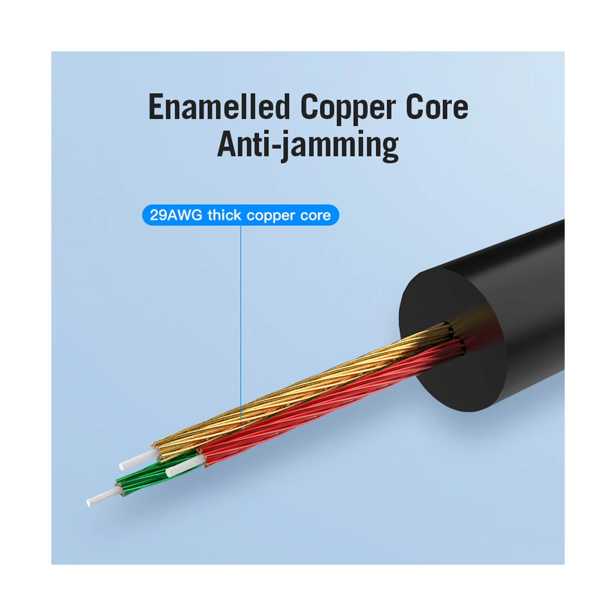 Vention BCFBH 3.5mm Male to 2RCA Audio Cable Price in Bangladesh