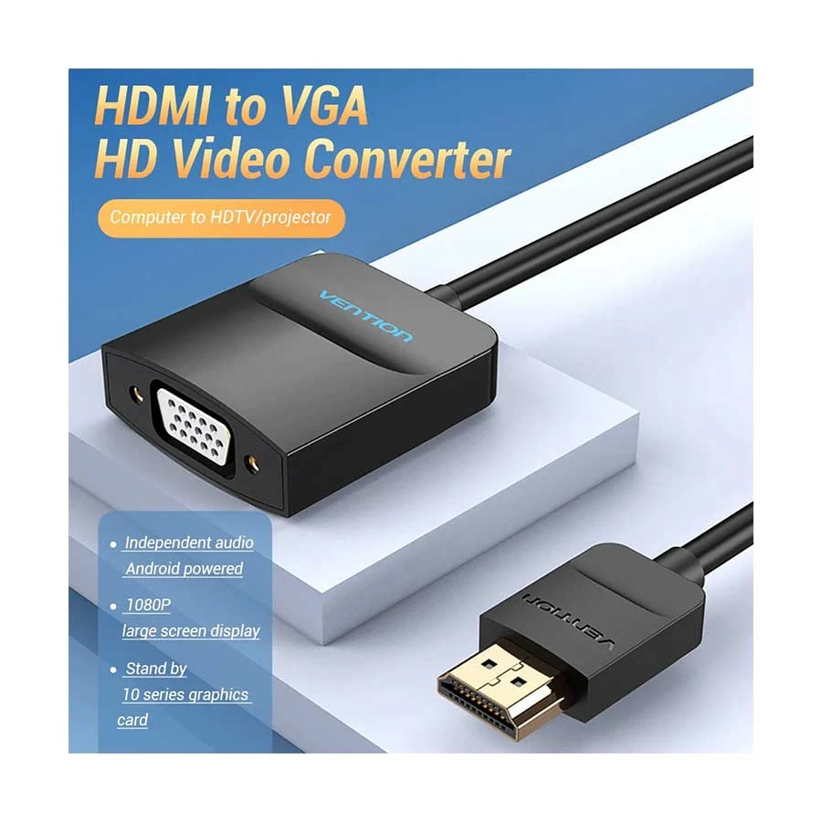 Vention 42154 HDMI Male to VGA Female HDMI Converter Price in Bangladesh