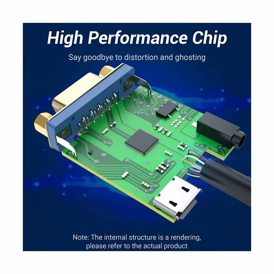 Vention 42154 HDMI Male to VGA Female HDMI Converter in BD