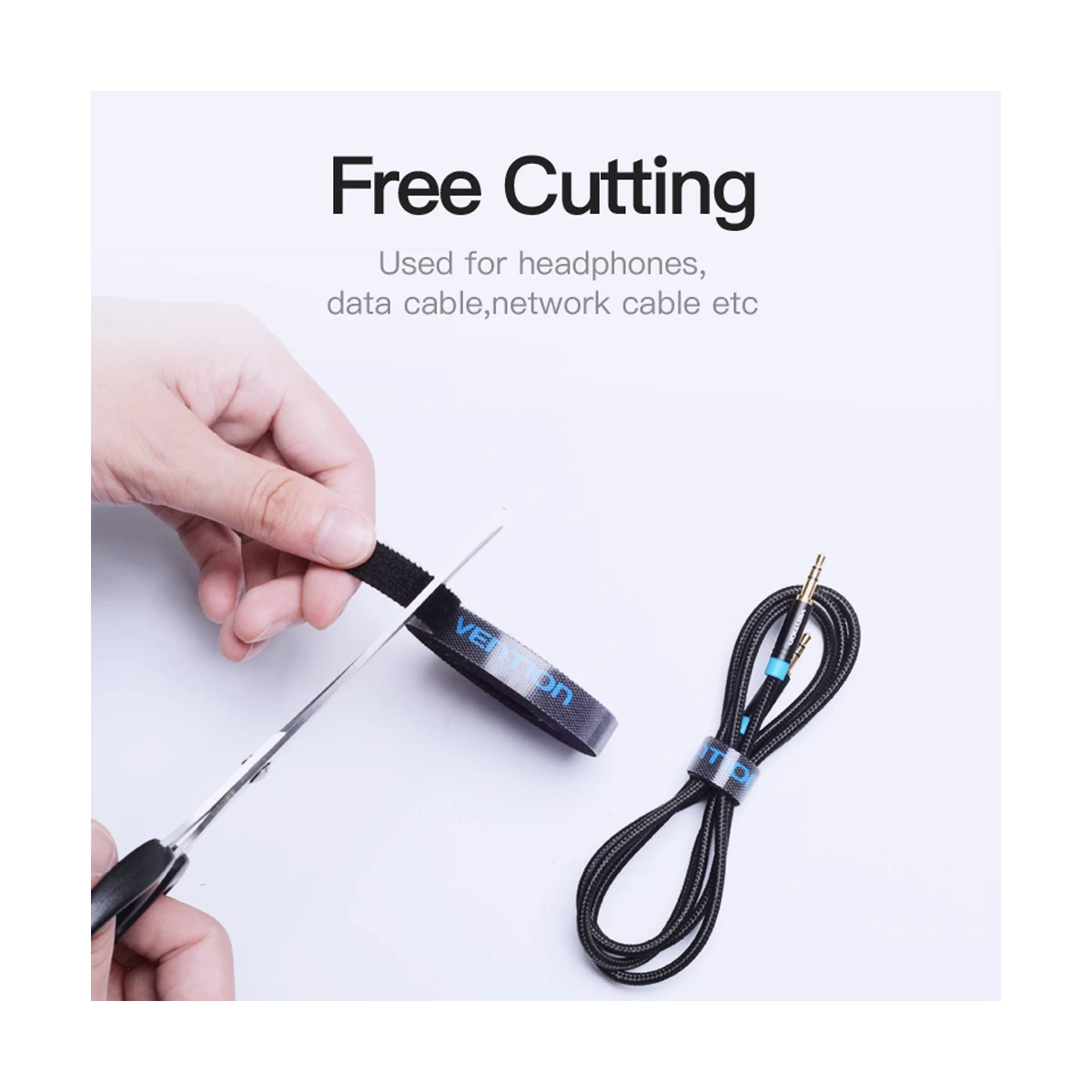 Vention KAABJ 5 Meter Cable Tie Cable Organizer in BD