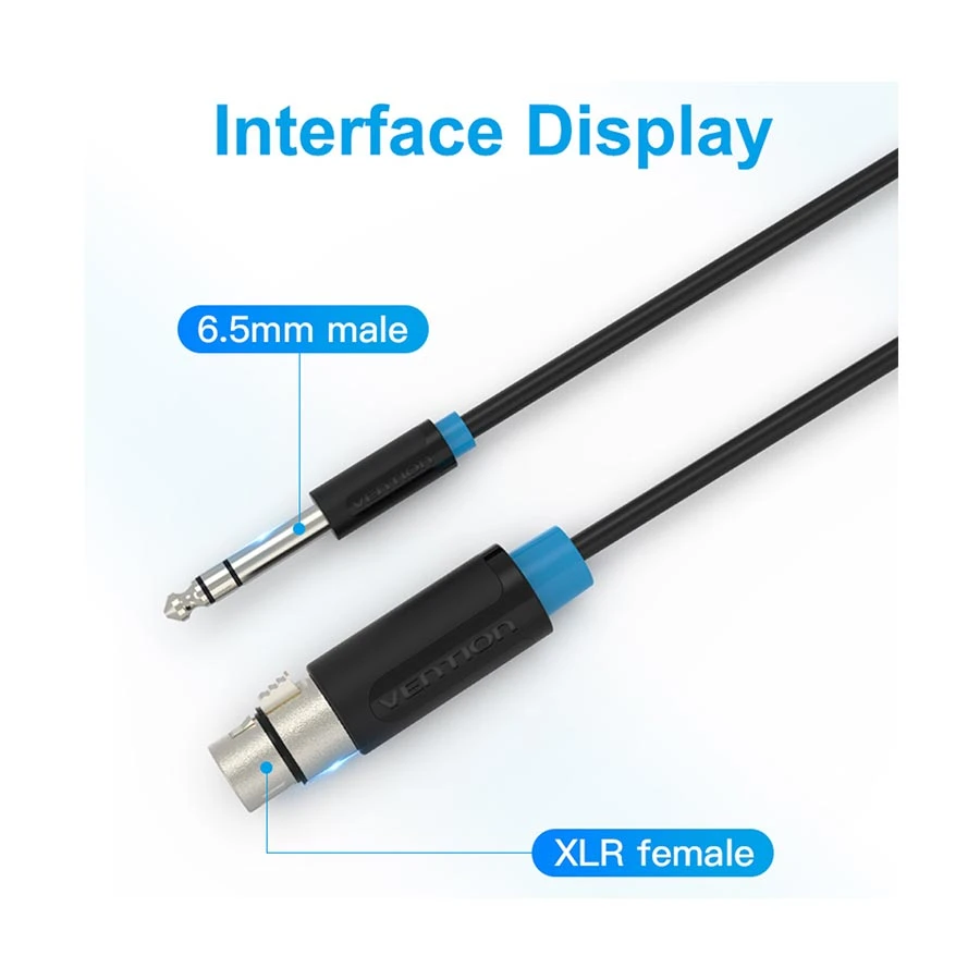 Vention BBEBL 6.5mm Male to XLR Female Audio Cable Price in BD