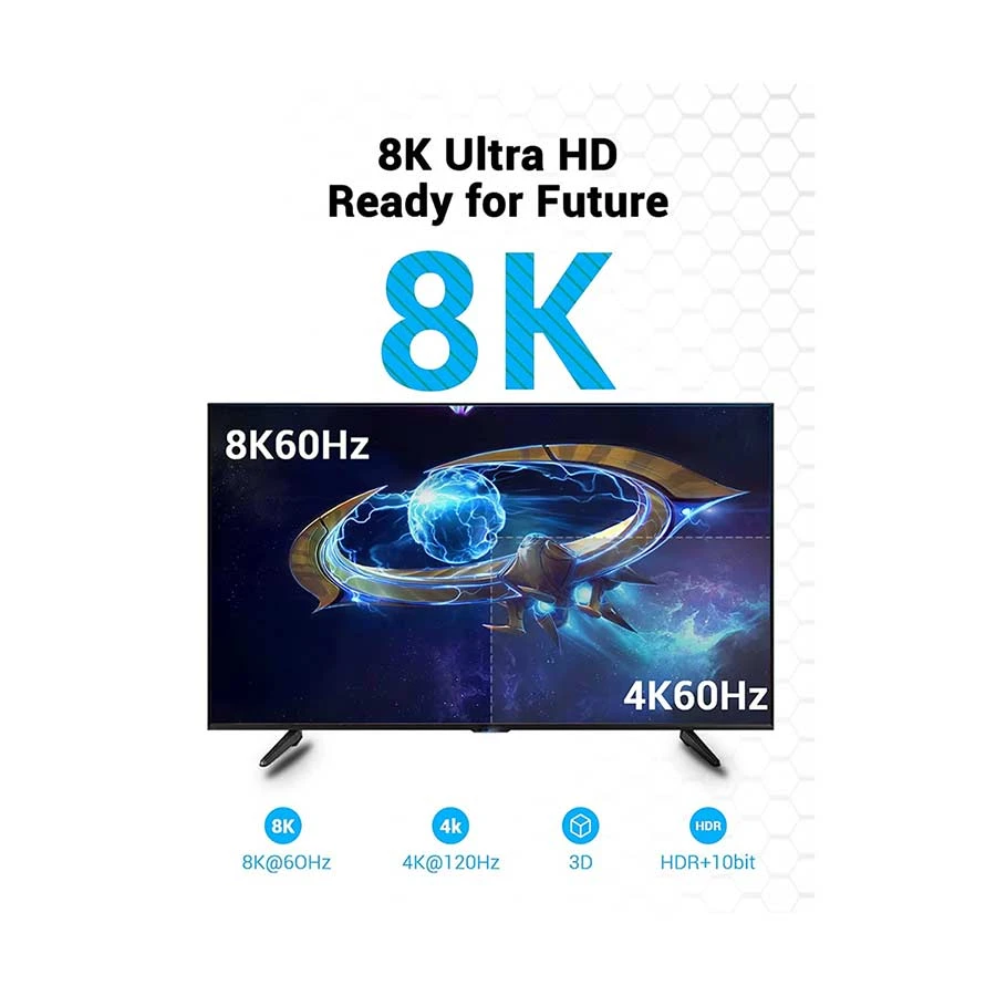 Vention AANBL HDMI 2.1 Male to Cable / Converter / HUB Price in Bangladesh