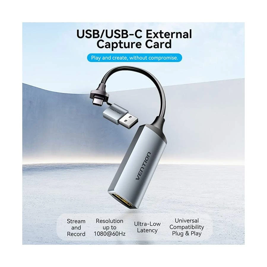 Vention ACWHA Type-C & USB Male to HDMI Female Cable / Converter / HUB