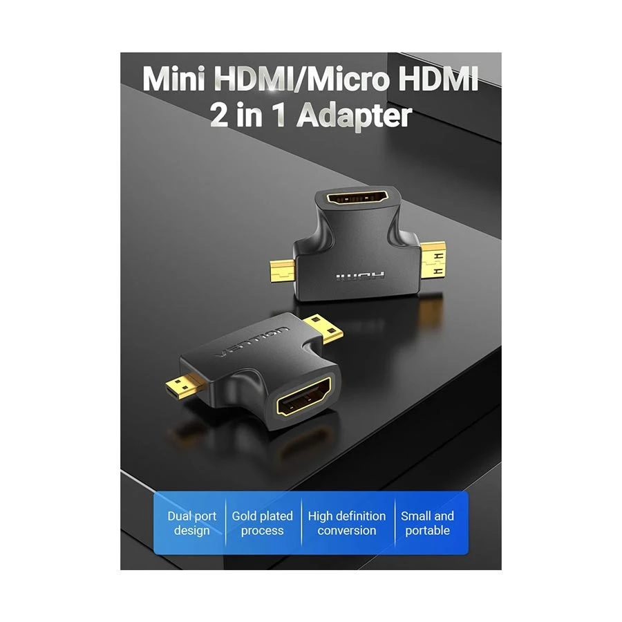 Vention AGFB0 Micro & Mini HDMI Male to Female Cable / Converter / HUB Price in Bangladesh