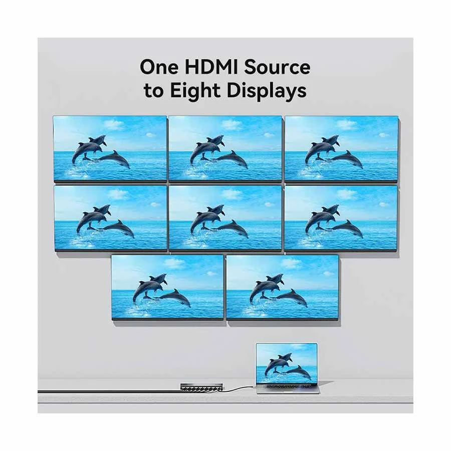Vention AKQB0 HDMI Female to Female Cable / Converter / HUB
