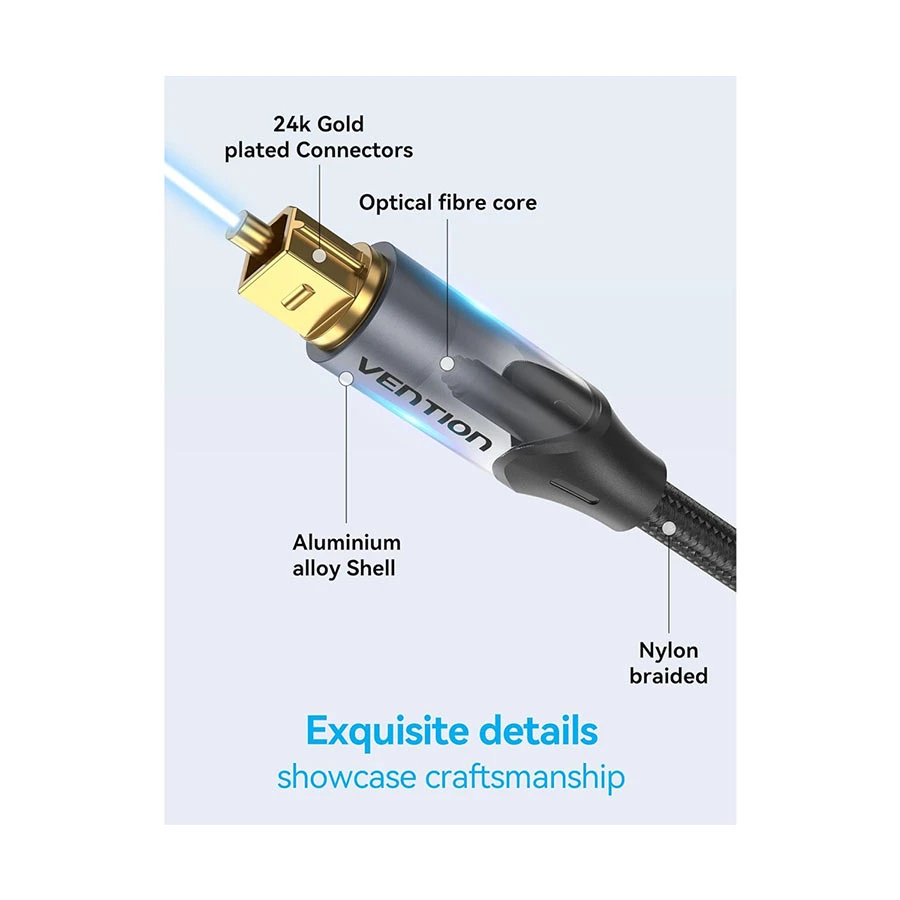 Vention BAVBH Toslink Male to Cable / Converter / HUB in BD