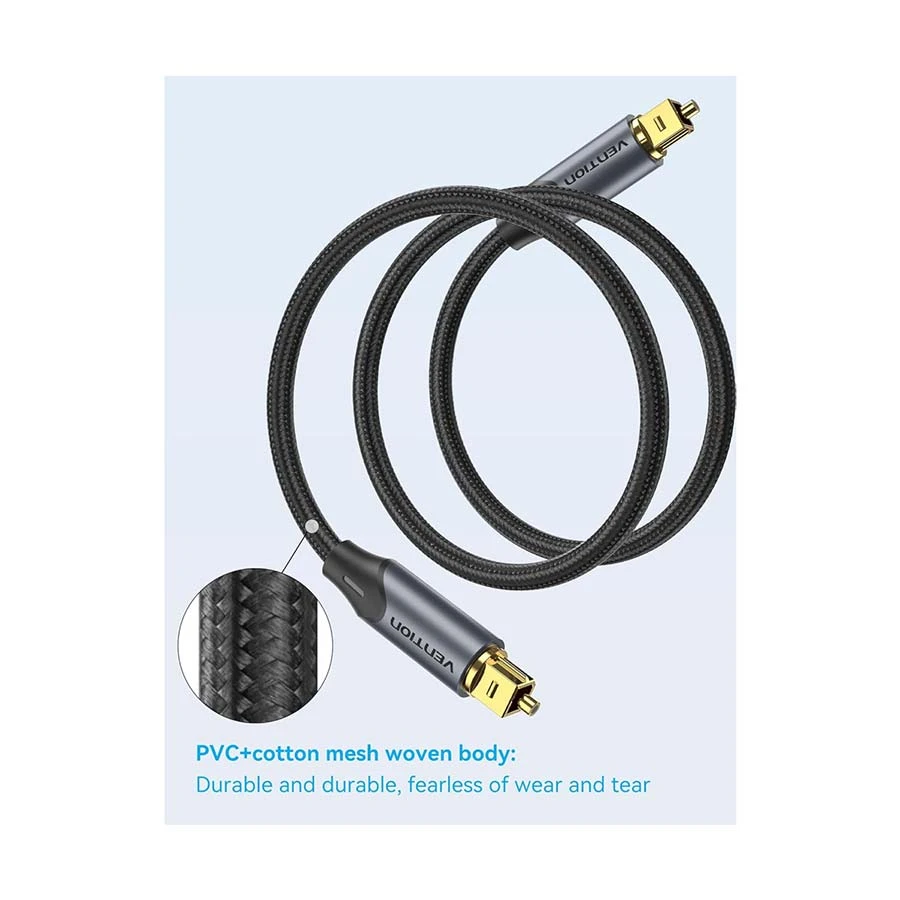 Vention BAVBH Toslink Male to Male Cable / Converter / HUB