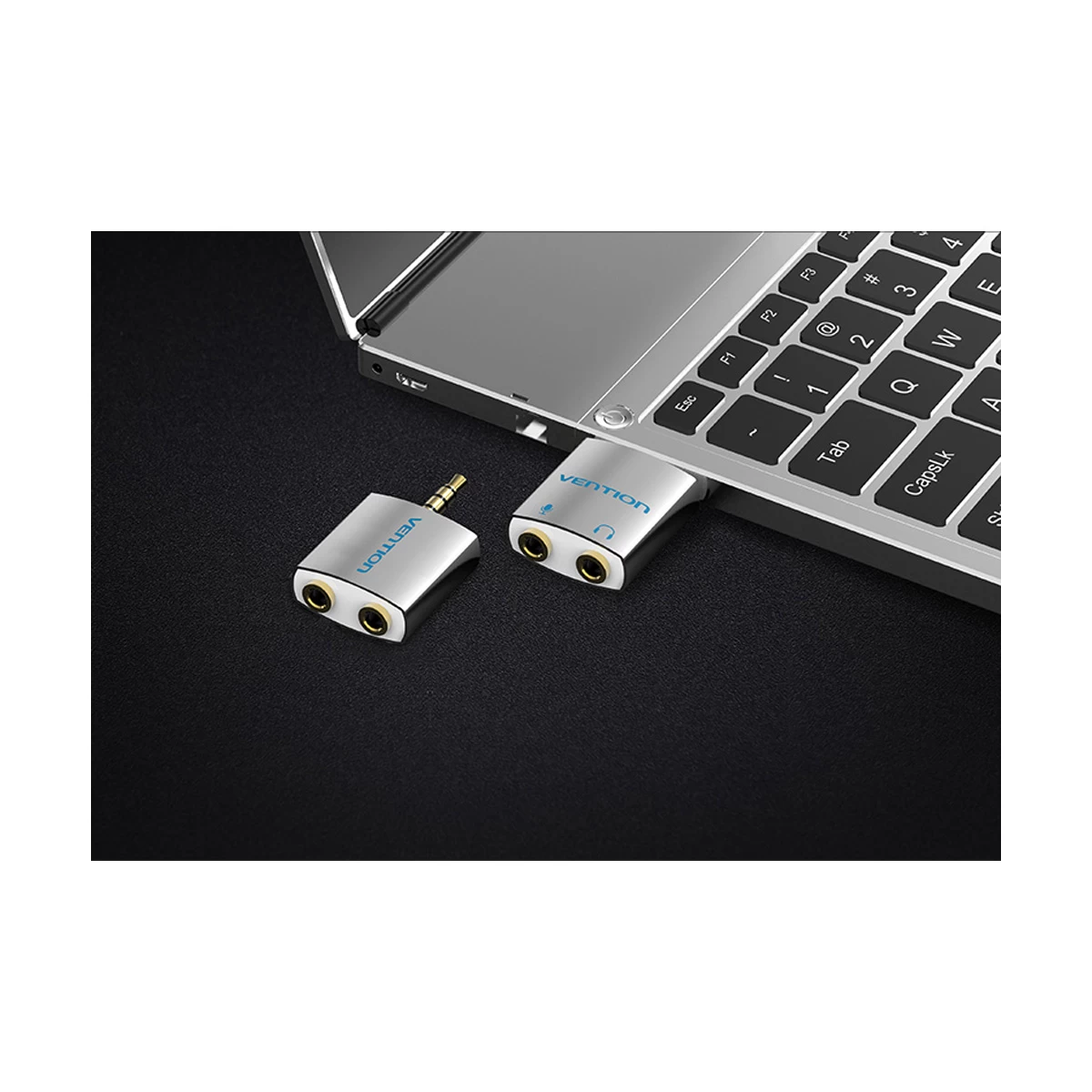 Vention BDBW0 4 Pole (TRRS) 3.5mm Male to Dual Female Audio Converter Price in Bangladesh