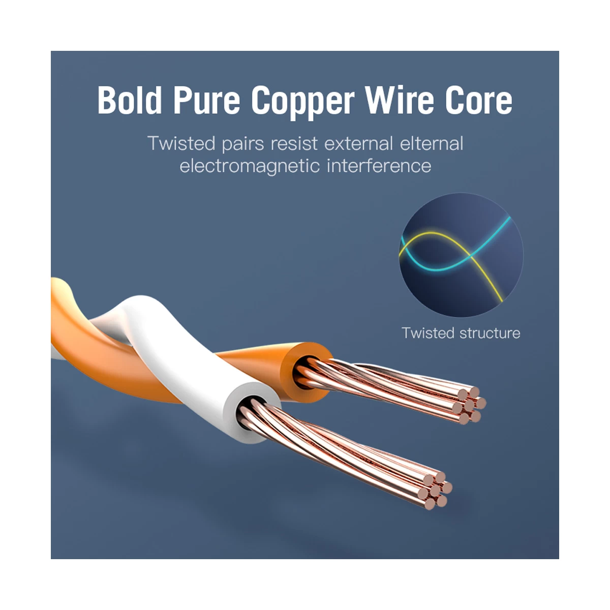 Vention ICDBL Cat-7 Network Cable specifications