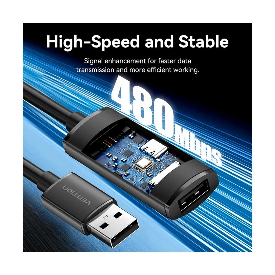 Vention CBKBN USB Male to Female Cable / Converter / HUB in BD
