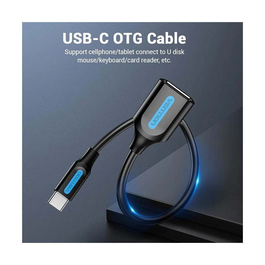 Vention CCSBB USB Type-C Male to USB-A Female Cable / Converter / HUB Price in Bangladesh