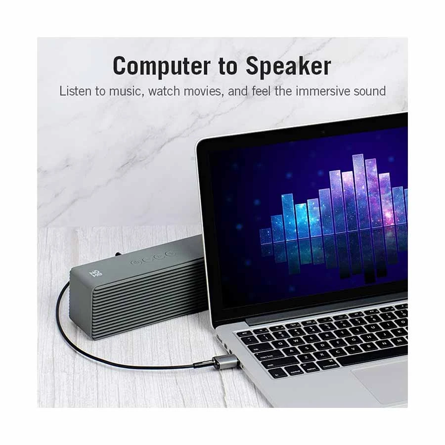 Vention CDLH0 USB Male to 3.5mm Female Cable / Converter / HUB Price in Bangladesh