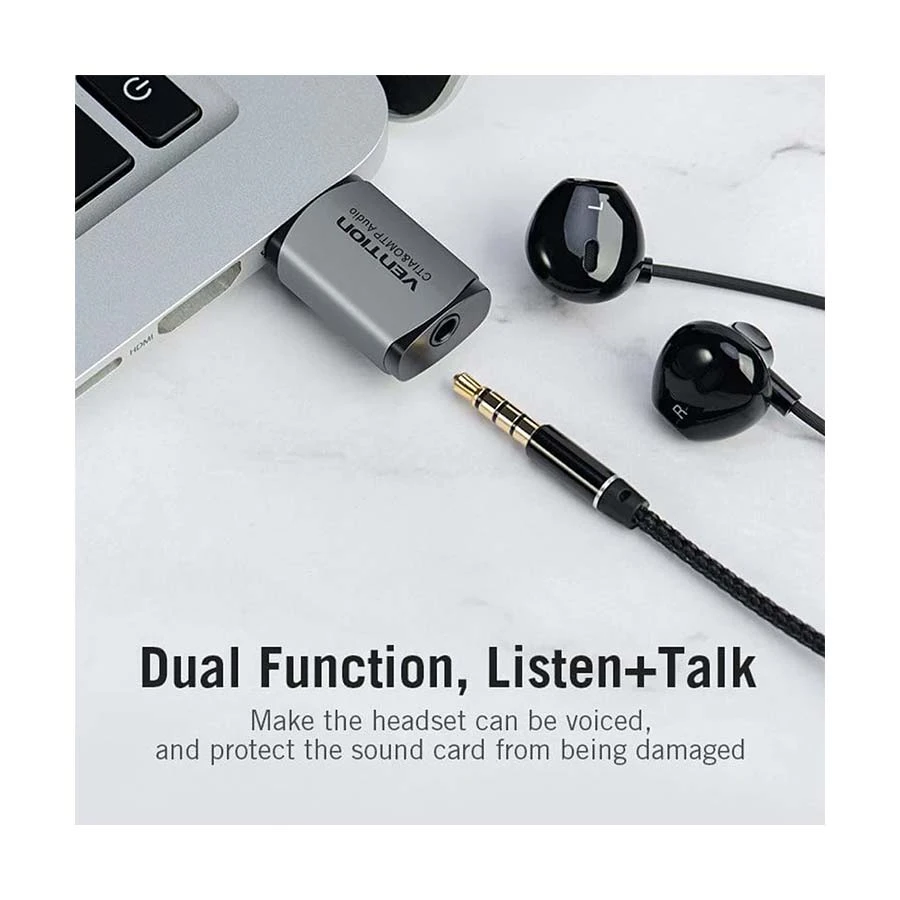 Vention CDLH0 USB Male to 3.5mm Female Cable / Converter / HUB specifications