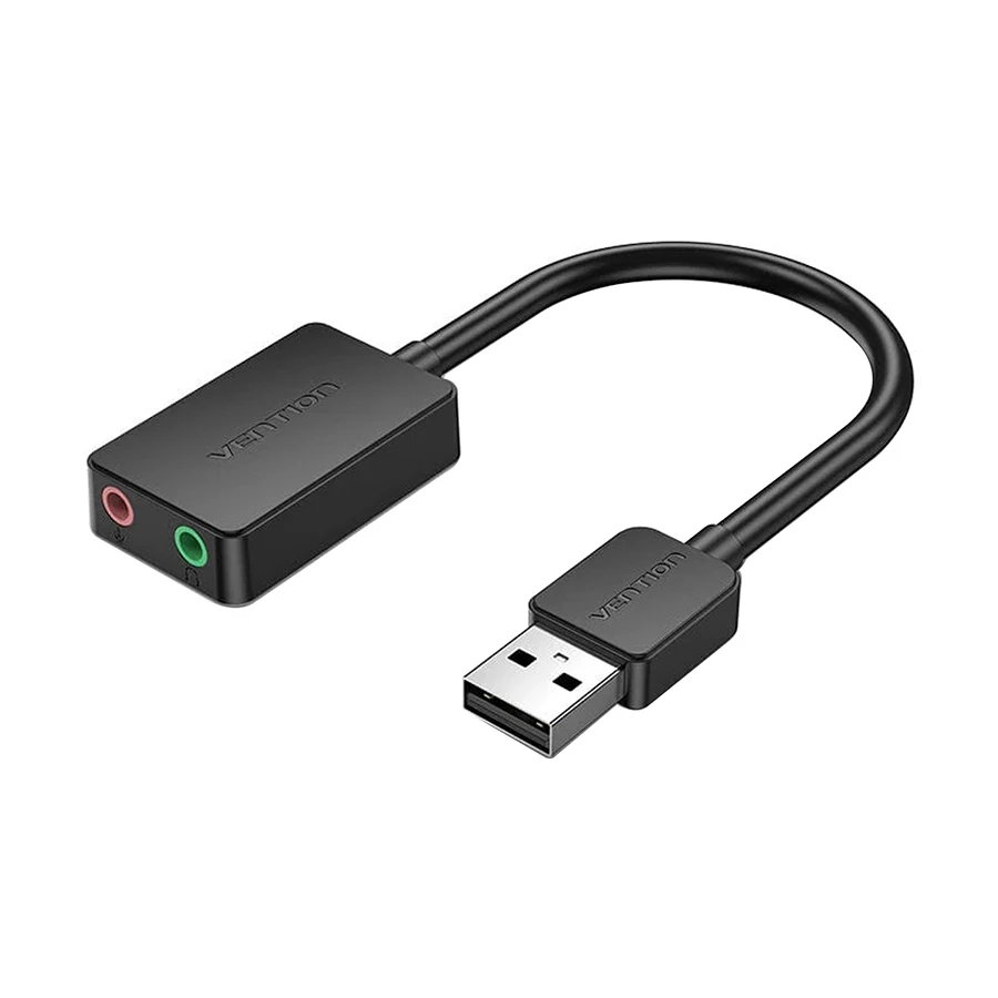 Vention CDYB0 USB Male to Dual 3.5mm Female Cable / Converter / HUB