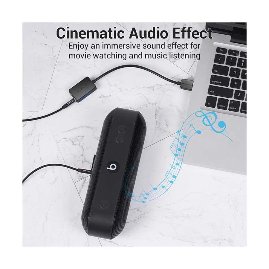 Vention CDYB0 USB Male to Dual 3.5mm Female Cable / Converter / HUB Price in BD
