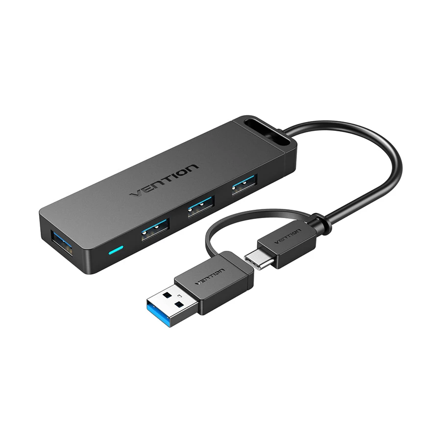 Vention CHTBB USB & Type-C to Micro Quad USB HUB
