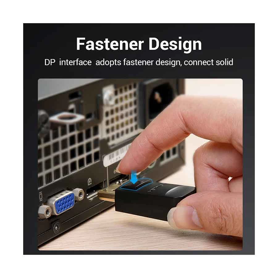 Vention HBLBG DisplayPort Male to VGA Cable / Converter / HUB in BD