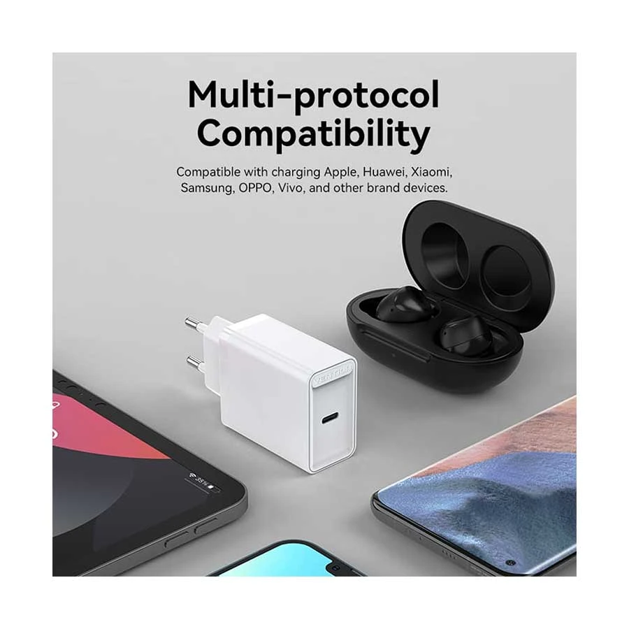 Vention FADW0-EU 1 Port USB-C 20W Wall Charger Price in BD