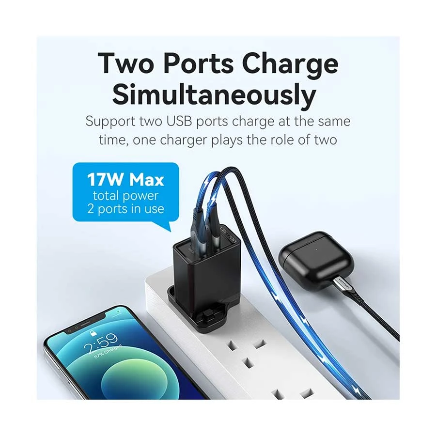 Vention FBAB0-UK Wall Charger in BD