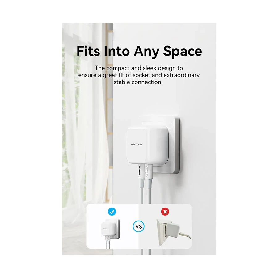 Vention FBPW0-EU Wall Charger Price in BD