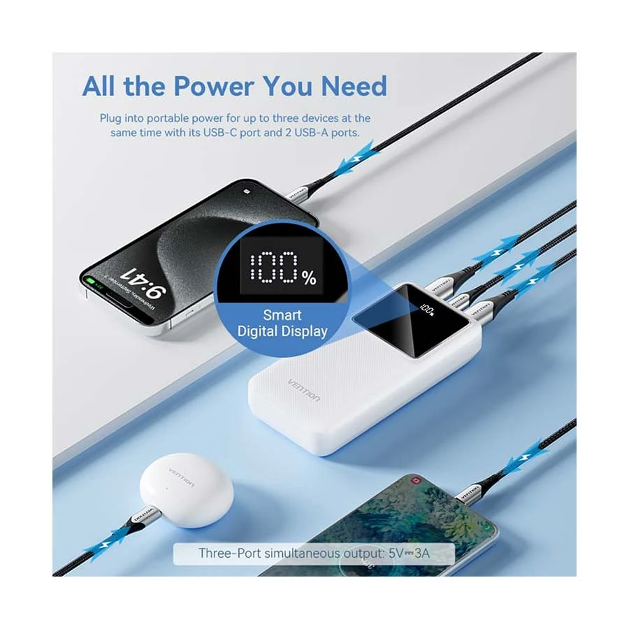 Vention FHLW0 Power Bank in BD