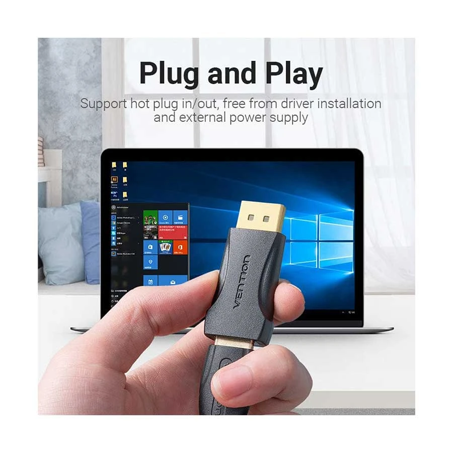 Vention HBOB0 DisplayPort Male to HDMI Female Display Port Converter Best Price