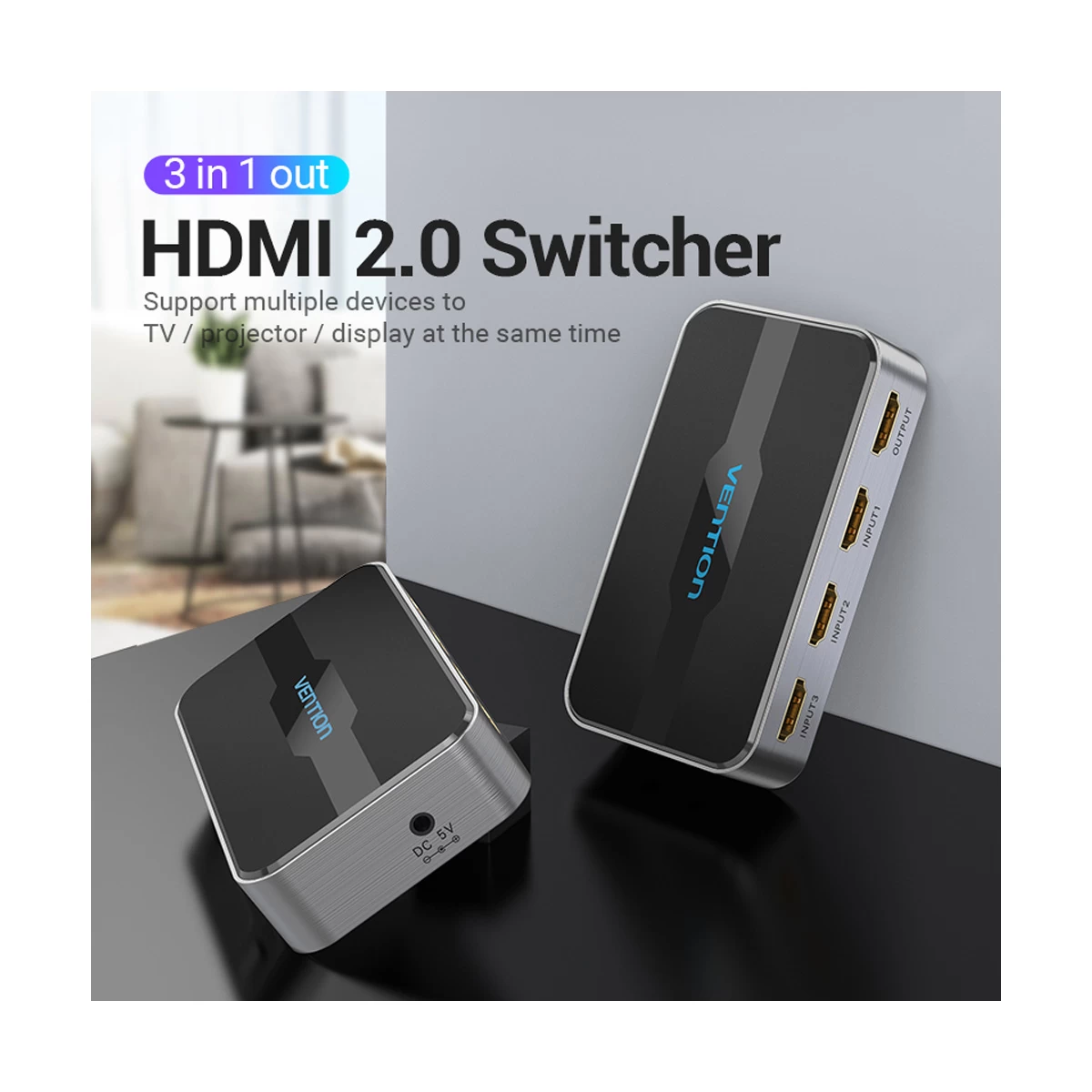Vention AFFH0 HDMI Female to HDMI Converter Price in Bangladesh