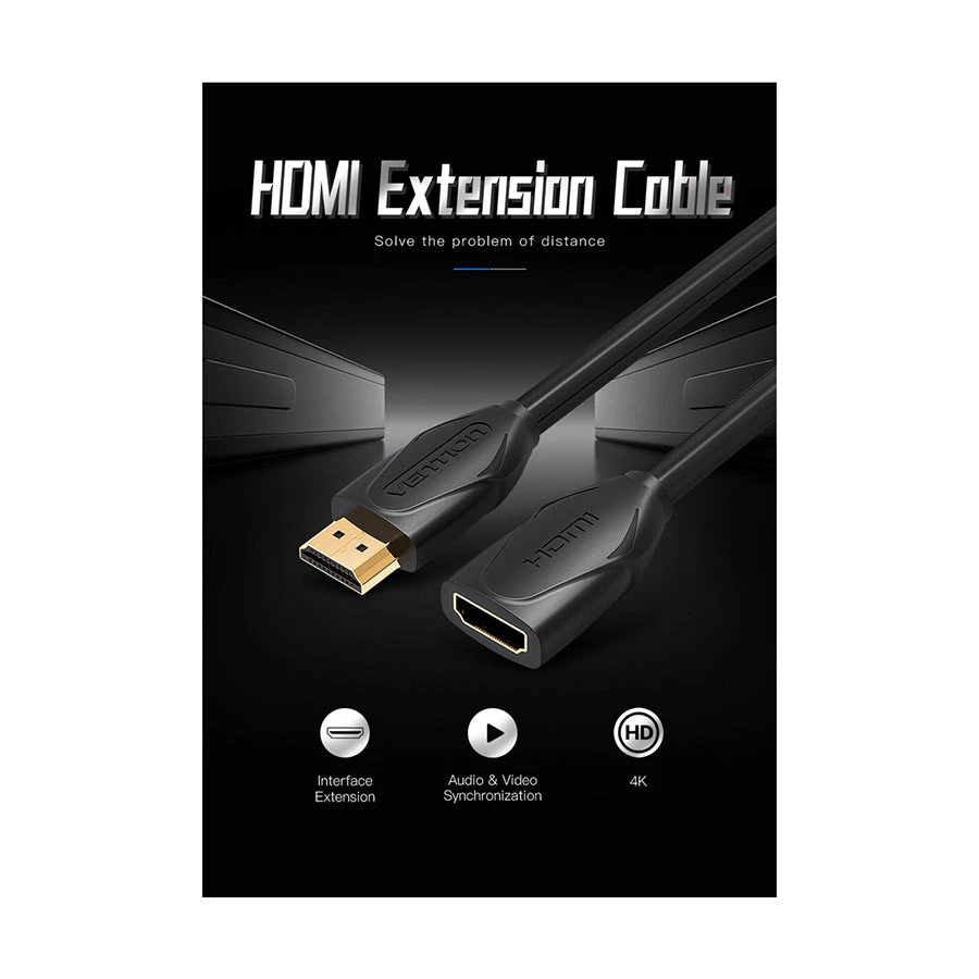 Vention VAA-B06-B300 HDMI Male to Female HDMI Cable Price in Bangladesh