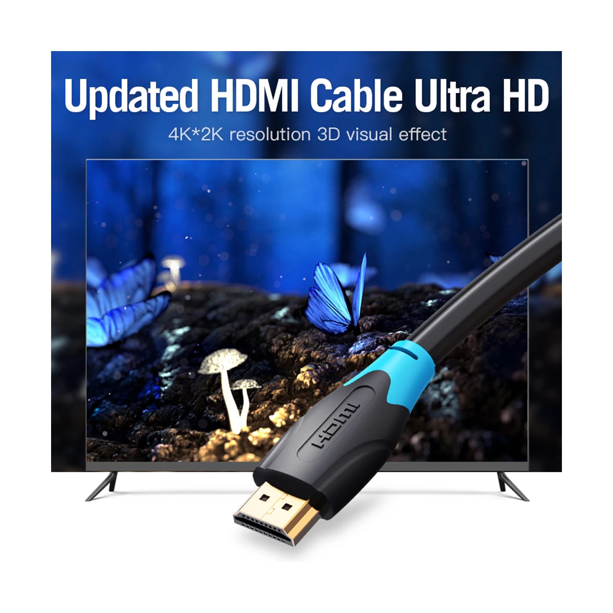 Vention AACBJ HDMI Male to HDMI Cable in BD