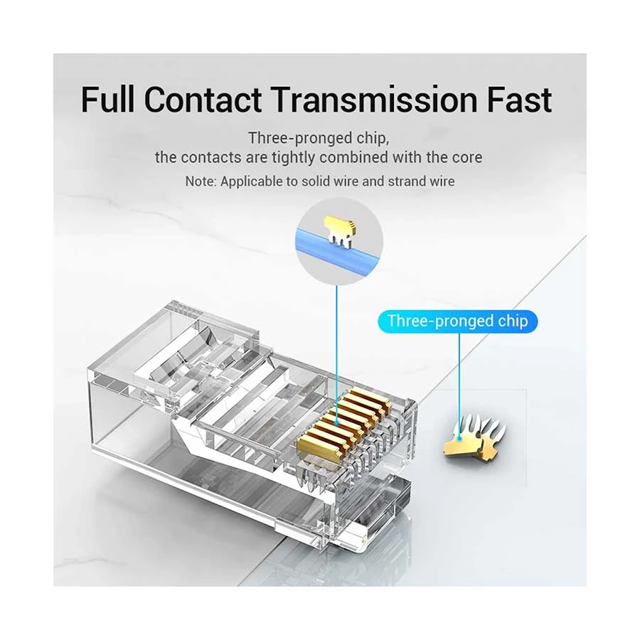 Vention IDDR0-100 CAT-6 UTP RJ45 Connector Price in Bangladesh