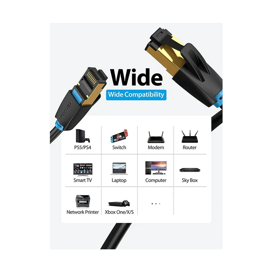 Vention IKABI Cat-8 Network Cable Price in Bangladesh