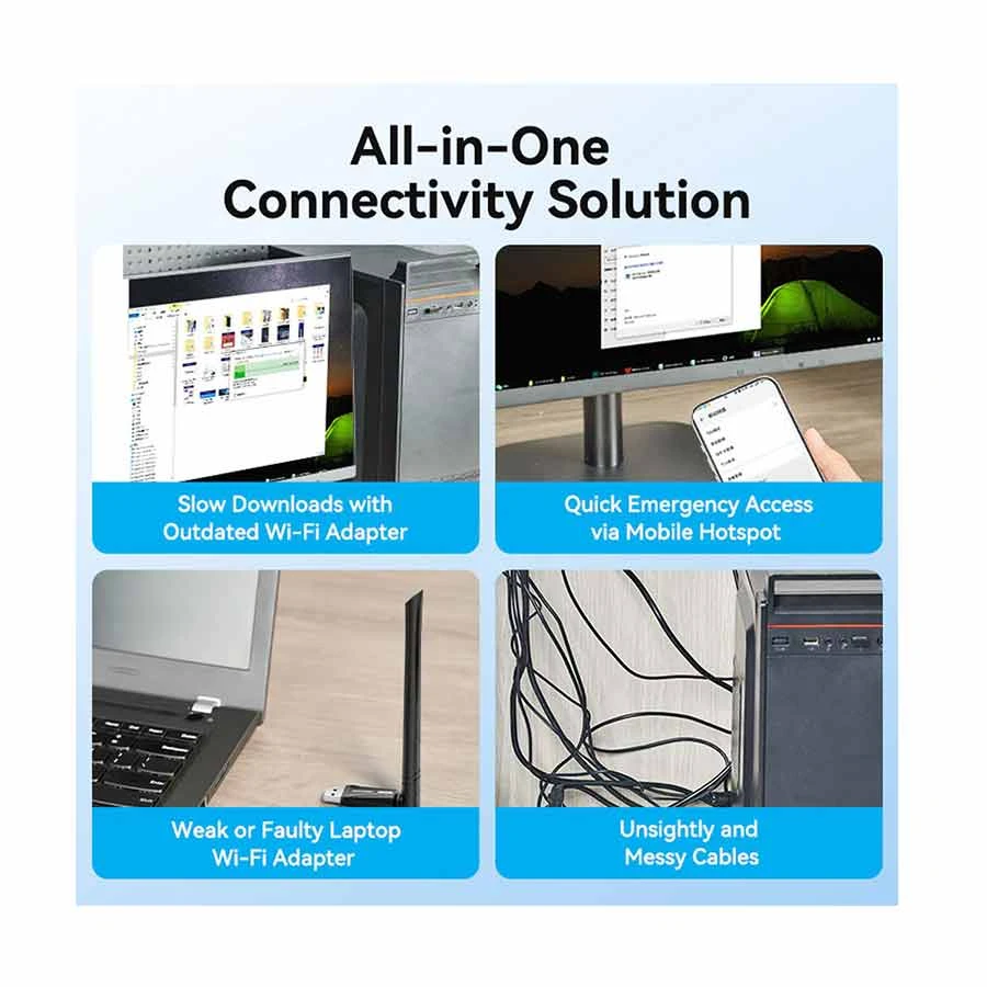 Vention KDWB0 Wifi Adapter in BD