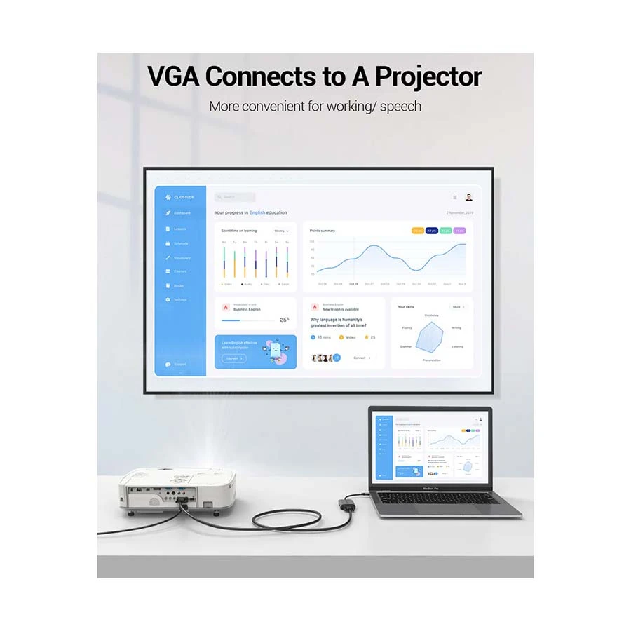 Vention TFAHB Type-C Male to HDMI, VGA, USB 3.0, PD Type-C Converter specifications