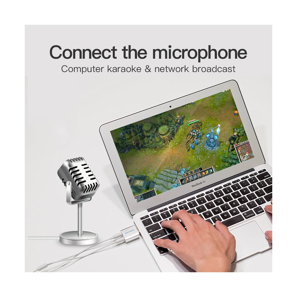 Vention VAB-S17-B USB External Sound Card Sound Card specifications