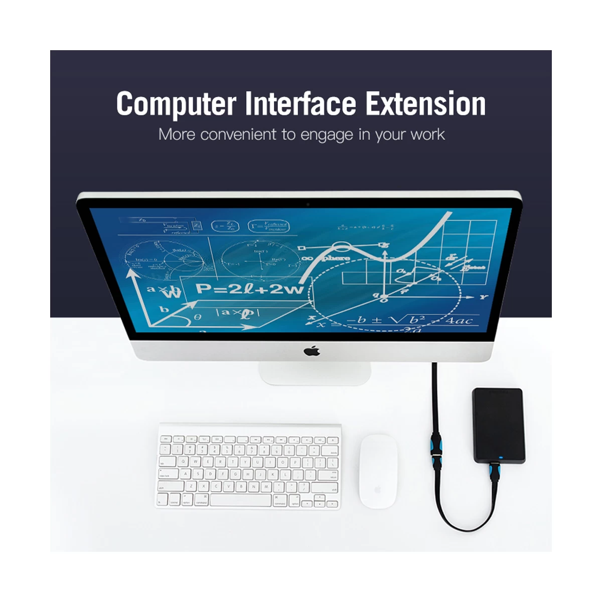 Vention VAS-A13-B300 USB Male to Female USB Cable in BD