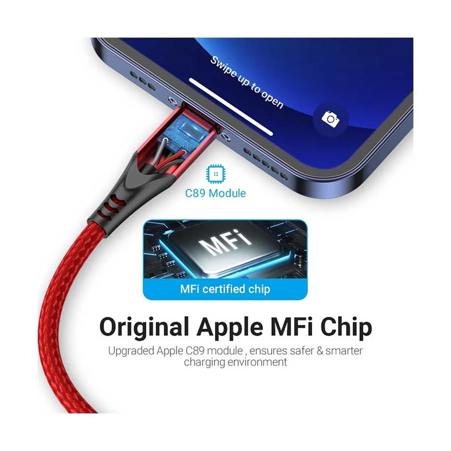 Vention LABRG USB 2.0 Male to Lightning USB Cable Price in Bangladesh