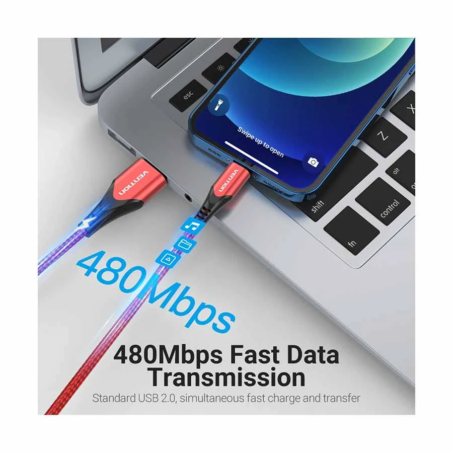 Vention LABRG USB 2.0 Male to Lightning USB Cable Price in BD