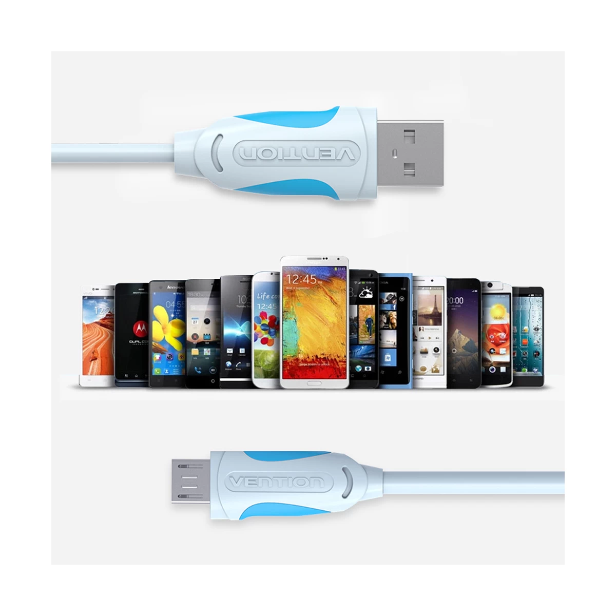 Vention VAS-A04-B100-N USB Male to Micro USB Cable in BD