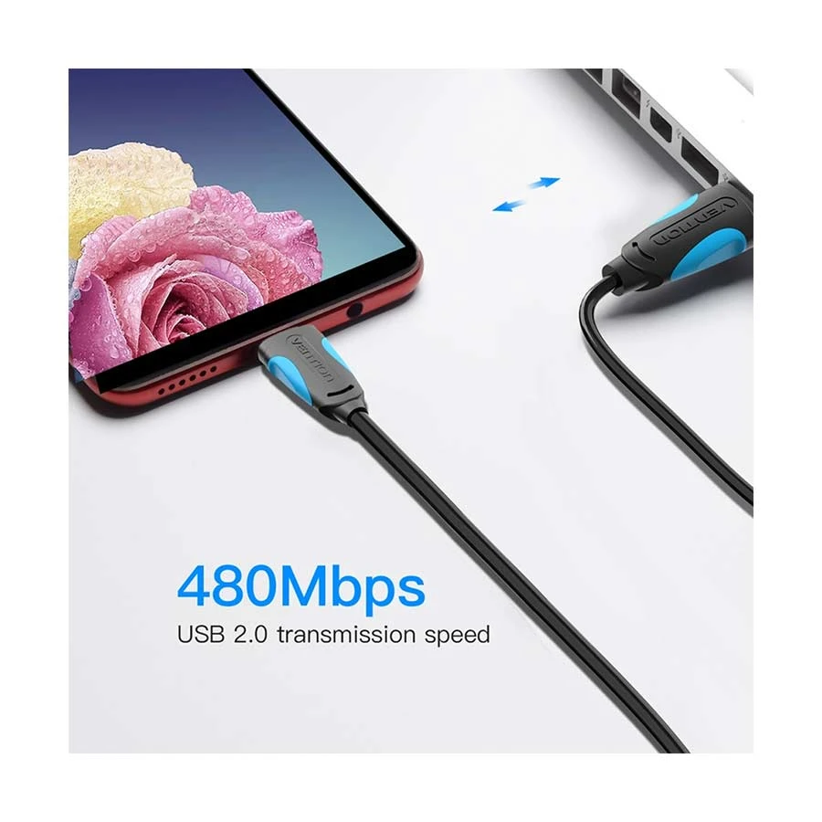Vention VAS-A04-B150-N USB Male to Micro USB USB Cable Price in BD