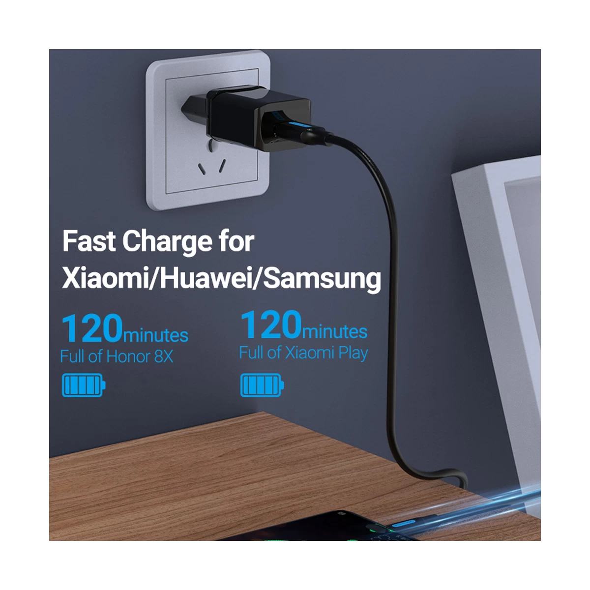 Vention COLBG USB Male to Micro USB Cable in BD