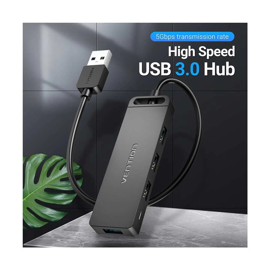 Vention CHLBF USB Male to Micro USB & Quad USB Female USB HUB