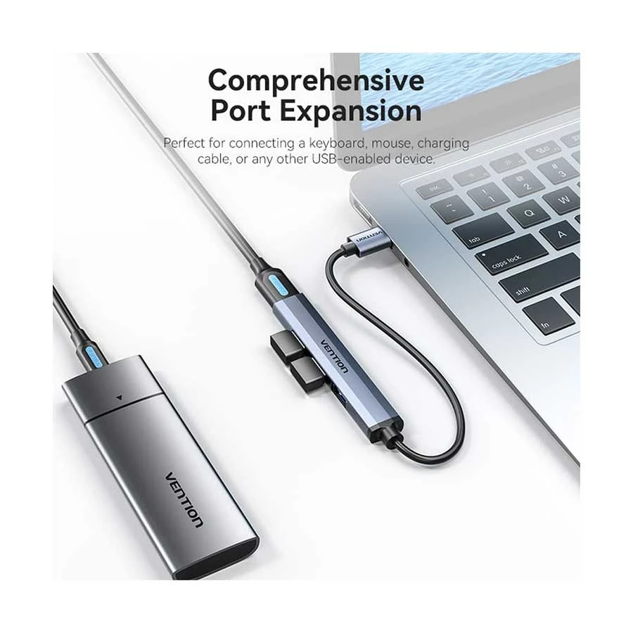 Vention CKOHB USB Male to Quad USB Female Cable / Converter / HUB Price in BD